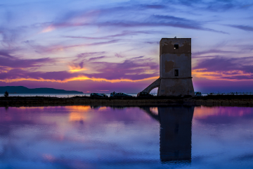 Saline Trapani tramonto